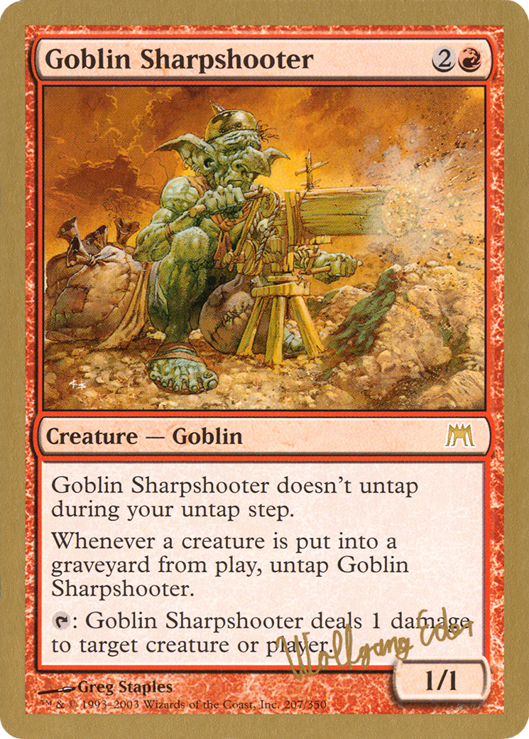 Goblin Sharpshooter - 2003 Wolfgang Eder (ONS) (WCD-) - World Championship Decks 2003-1