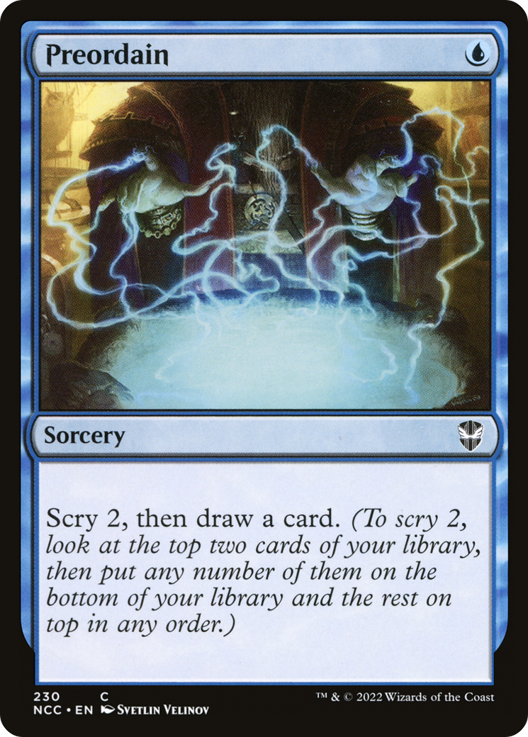 Preordain [Streets of New Capenna Commander]-1