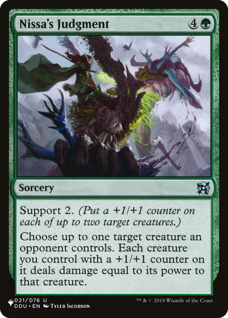 Nissa's Judgment [The List]-1