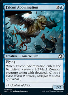 Falcon Abomination [Innistrad: Midnight Hunt]-1
