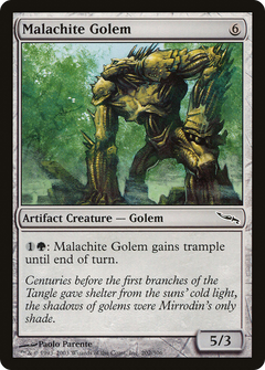 Malachite Golem [Mirrodin]-1