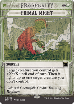 Primal Might [Outlaws of Thunder Junction: Breaking News]-1