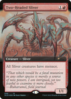 Two-Headed Sliver (Extended Art) [Secret Lair Drop Promos]-1
