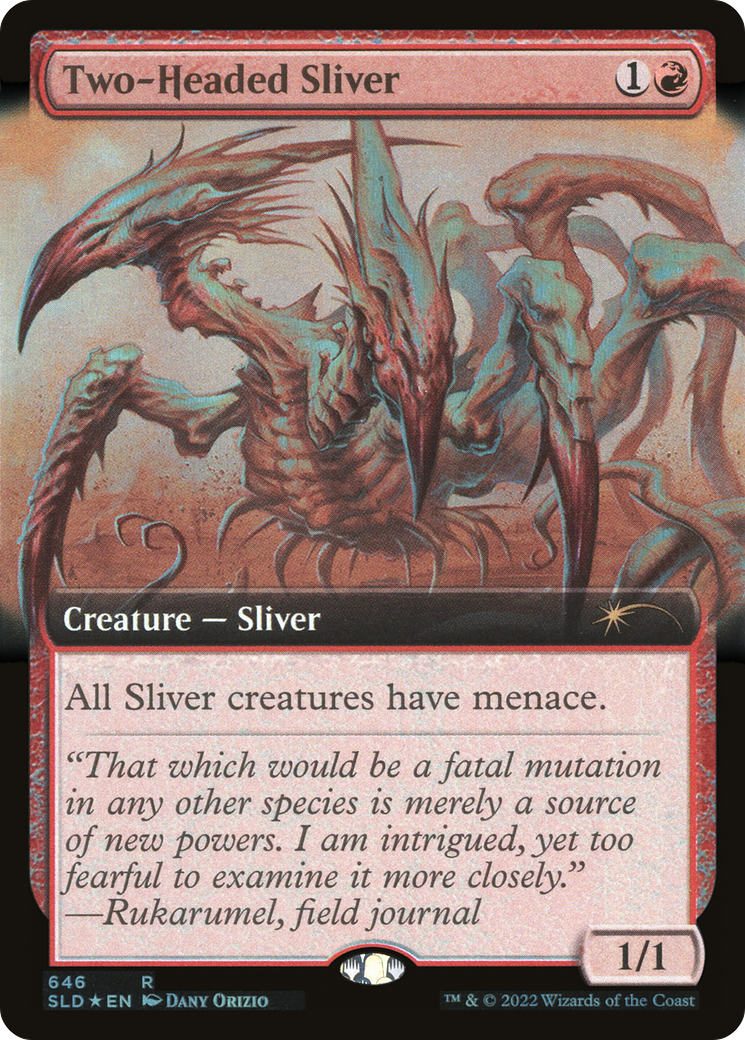 Two-Headed Sliver (Extended Art) [Secret Lair Drop Promos]-1