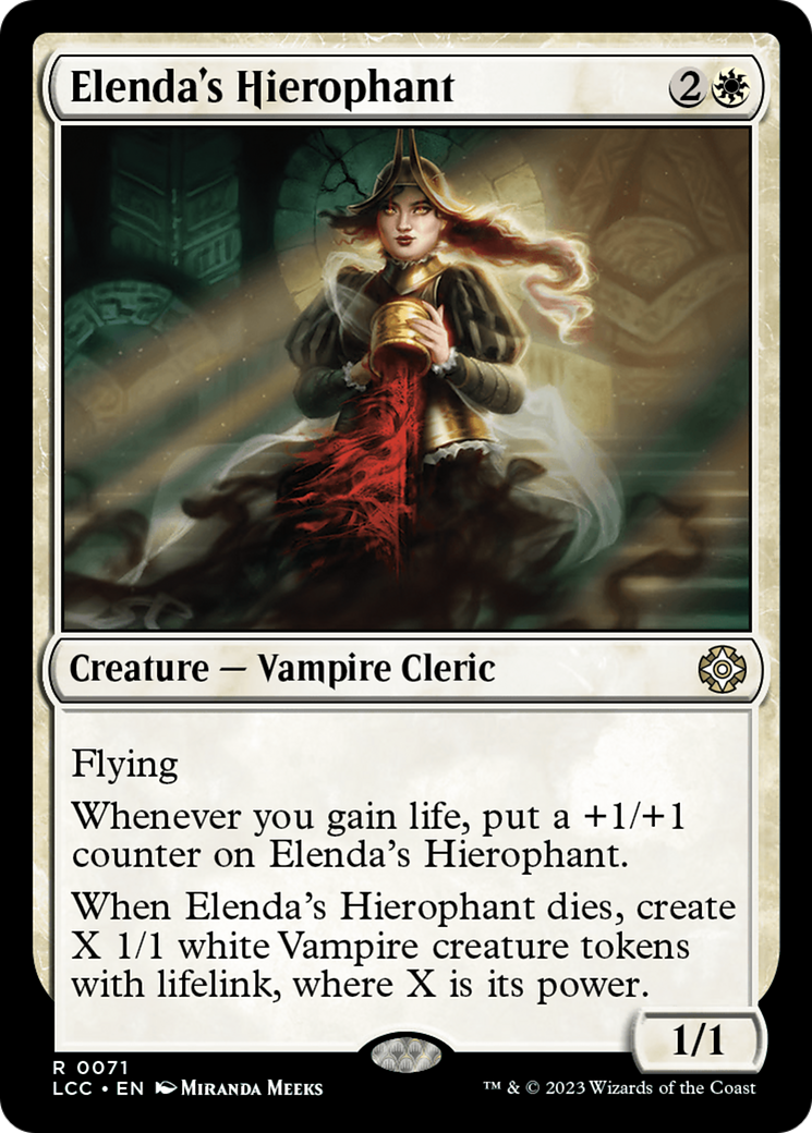 Elenda's Hierophant [The Lost Caverns of Ixalan Commander]-1
