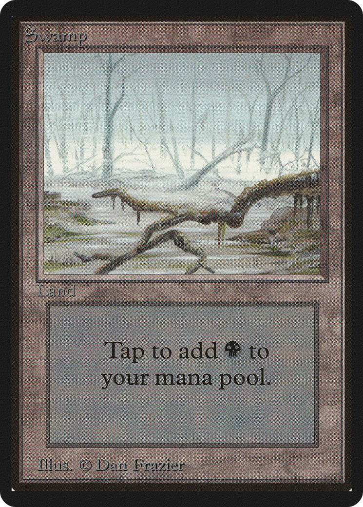 Swamp (A) (LEB-) - Limited Edition Beta-1