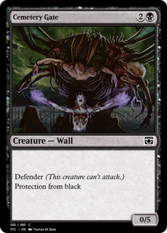 Cemetery Gate (PZ2-65835) - Treasure Chest Foil-1