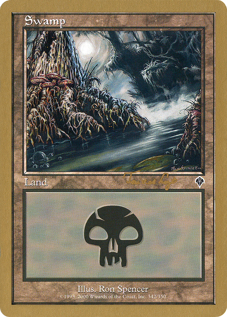 Swamp (342) - 2001 Tom van de Logt (INV) (WCD-) - World Championship Decks 2001-1