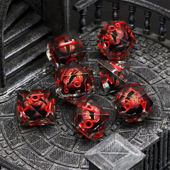 Dragon Eye RPG Dice Set (Red)-1
