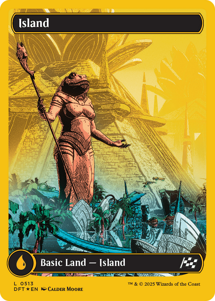 Island (0513) (First-Place Foil) [Aetherdrift]-1