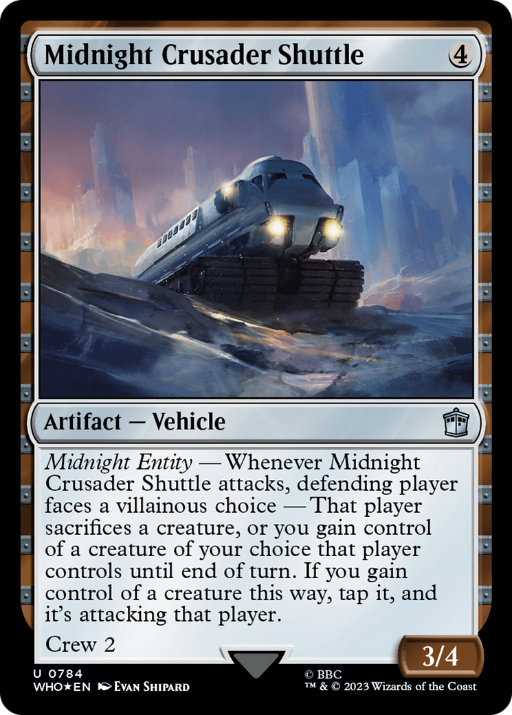 Midnight Crusader Shuttle (Surge Foil) [Doctor Who]-1
