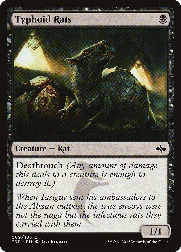 Typhoid Rats (FRF-089) - Fate Reforged-1
