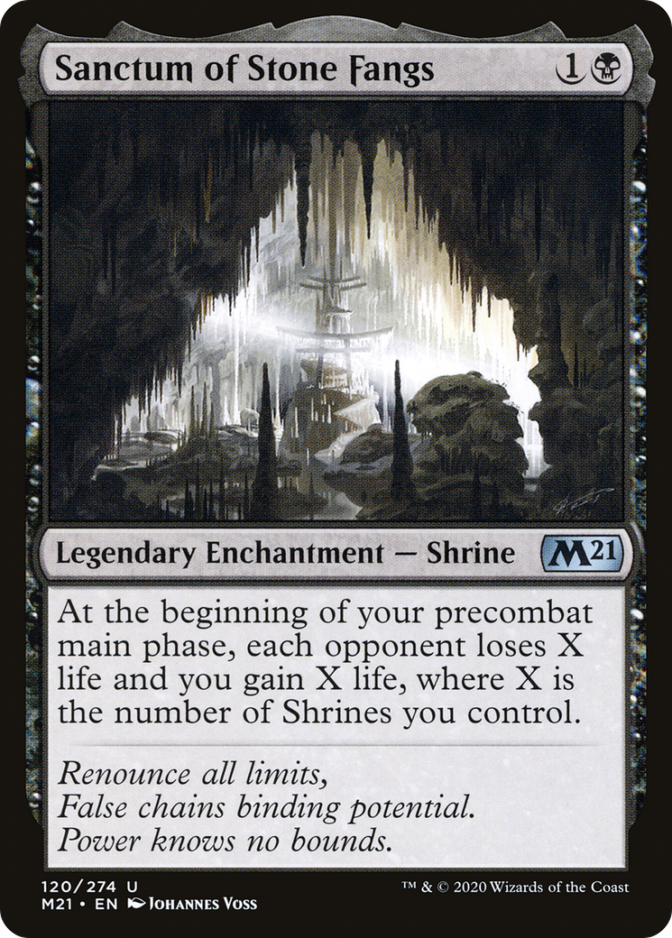 Sanctum of Stone Fangs [Core Set 2021]-1