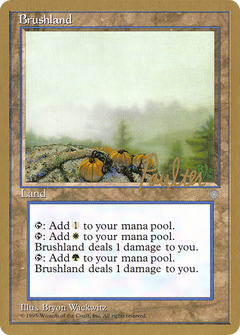 Brushland - 1996 Preston Poulter (ICE) (WCD-) - Pro Tour Collector Set-1