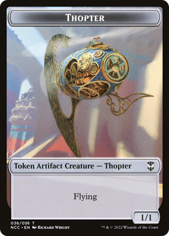 Thopter (TNCC-036) - New Capenna Commander Tokens Foil-1