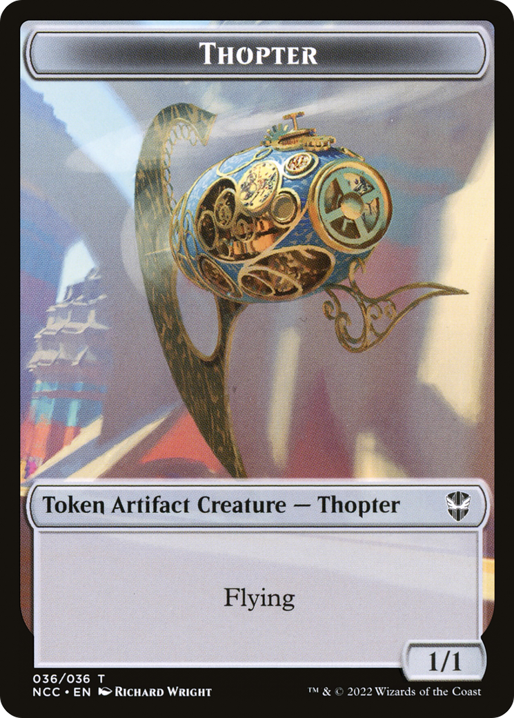 Thopter (TNCC-036) - New Capenna Commander Tokens Foil-1