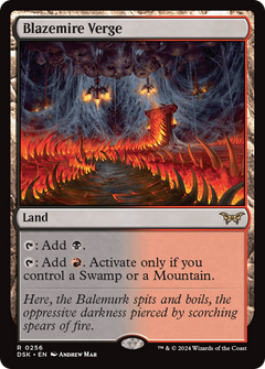 Blazemire Verge [Duskmourn: House of Horror]-1