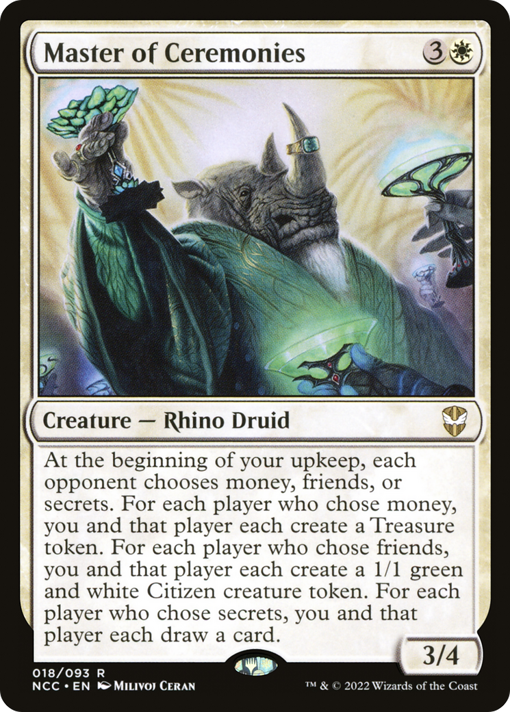 Master of Ceremonies [Streets of New Capenna Commander]-1