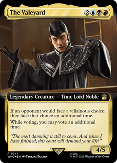The Valeyard (Extended Art) (Surge Foil) [Doctor Who]-1