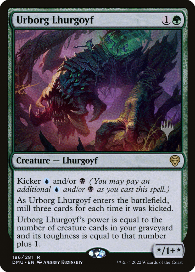 Urborg Lhurgoyf (PPDMU-186) - Dominaria United Promos Foil-1