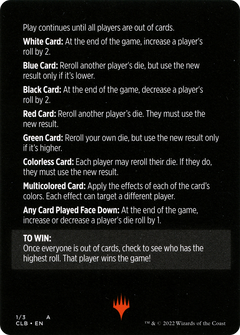 Roll for Initiative // Roll for Initiative (cont'd) (MCLB-001) - Commander Legends: Battle for Baldur's Gate Minigames Foil-2
