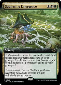 Squirming Emergence (Extended Art) [The Lost Caverns of Ixalan]-1
