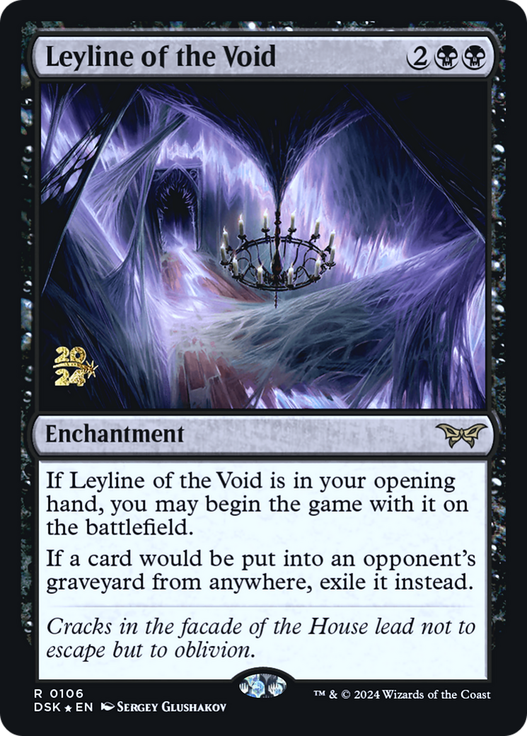 Leyline of the Void (0106) [Duskmourn: House of Horror Prerelease Promos]-1