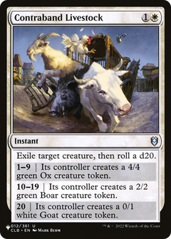 Contraband Livestock [The List]-1