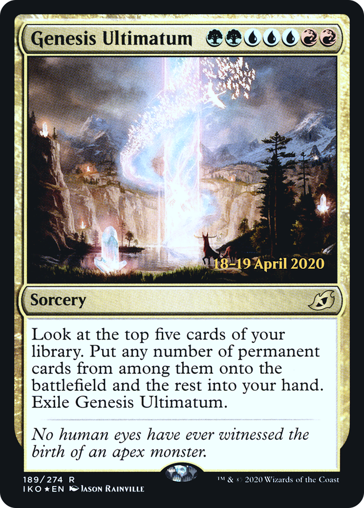 Genesis Ultimatum [Ikoria: Lair of Behemoths Prerelease Promos]-1