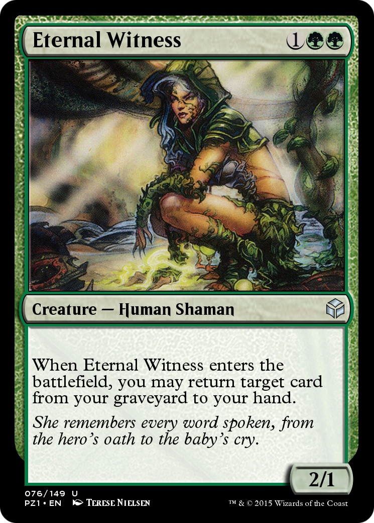 Eternal Witness (PZ1-076) - Legendary Cube Prize Pack Foil-1