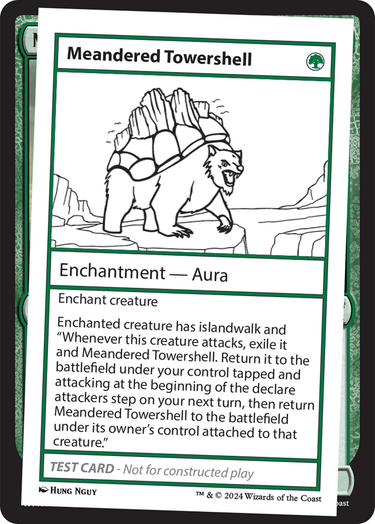 Meandered Towershell [Mystery Booster 2 Playtest Cards]-1