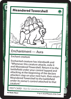 Meandered Towershell [Mystery Booster 2 Playtest Cards]-1