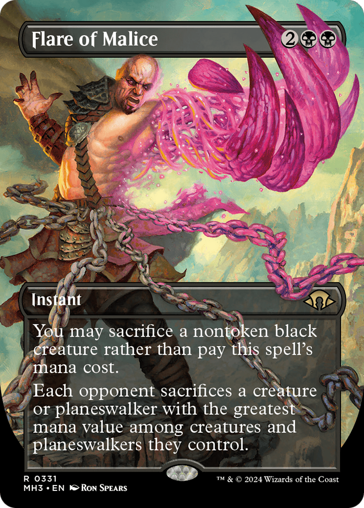 Flare of Malice (Borderless) [Modern Horizons 3]-1
