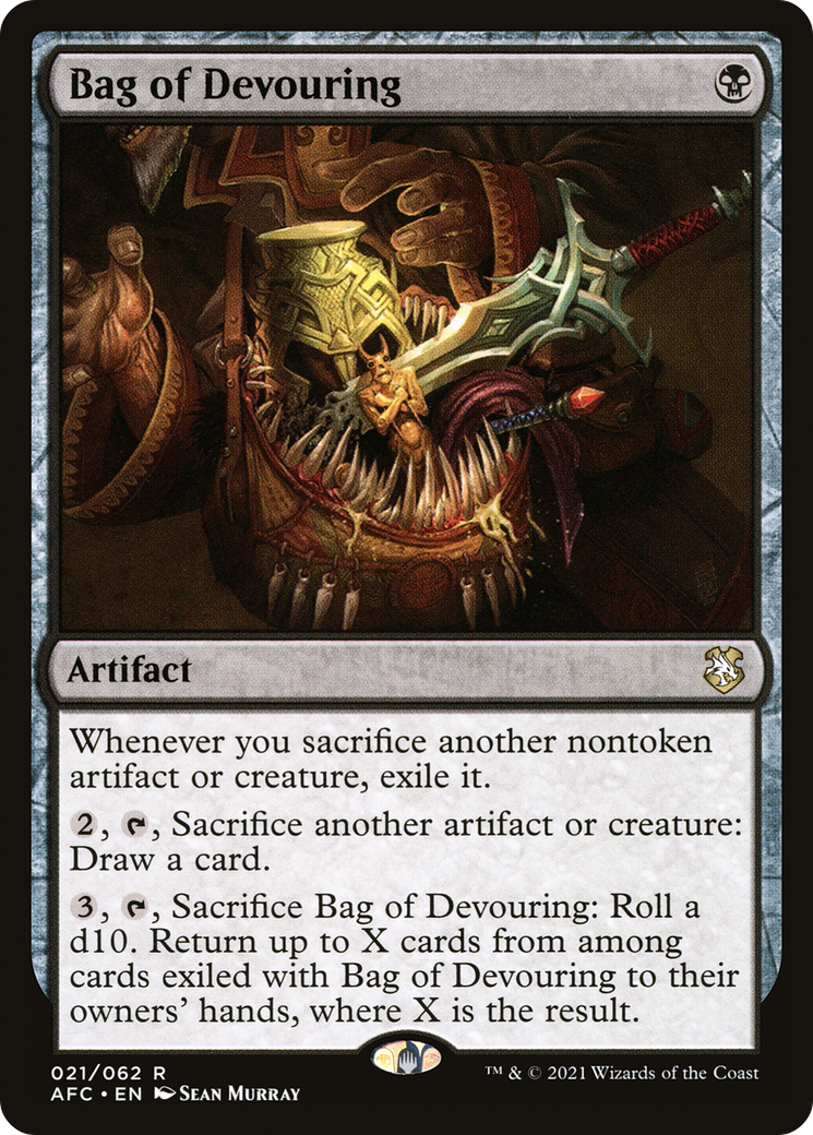 Bag of Devouring [Dungeons & Dragons: Adventures in the Forgotten Realms Commander]-1