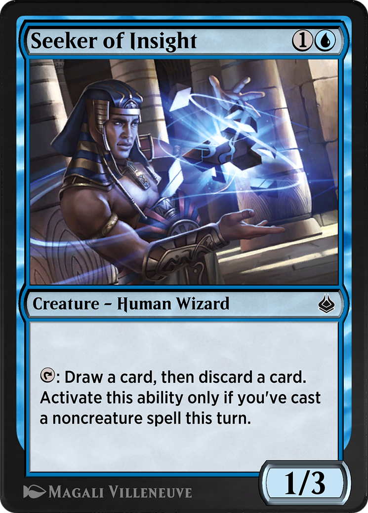 Seeker of Insight (AKR-076) - Amonkhet Remastered-1