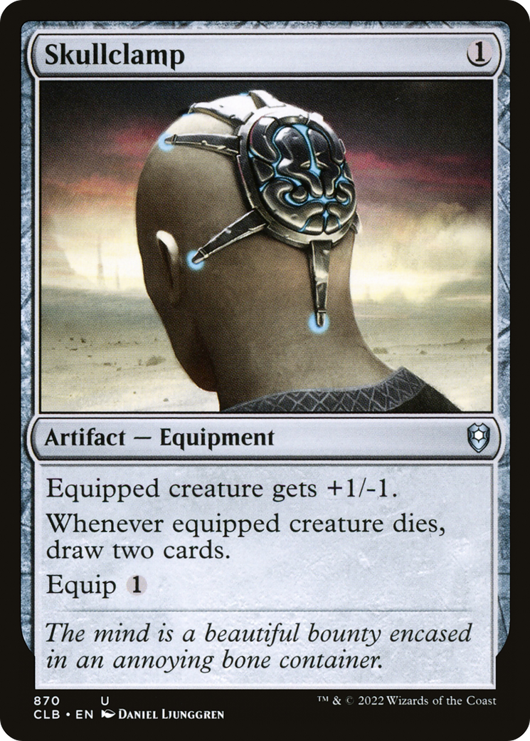 Skullclamp [Commander Legends: Battle for Baldur's Gate]-1