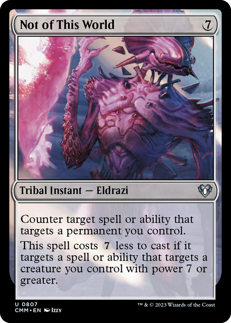 Not of This World [Commander Masters]-1