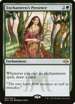 Enchantress's Presence (MH2-283) - Modern Horizons 2 Etched Foil-1