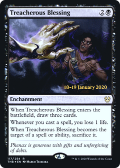 Treacherous Blessing (PRE-117) - Theros Beyond Death Promos Foil-1