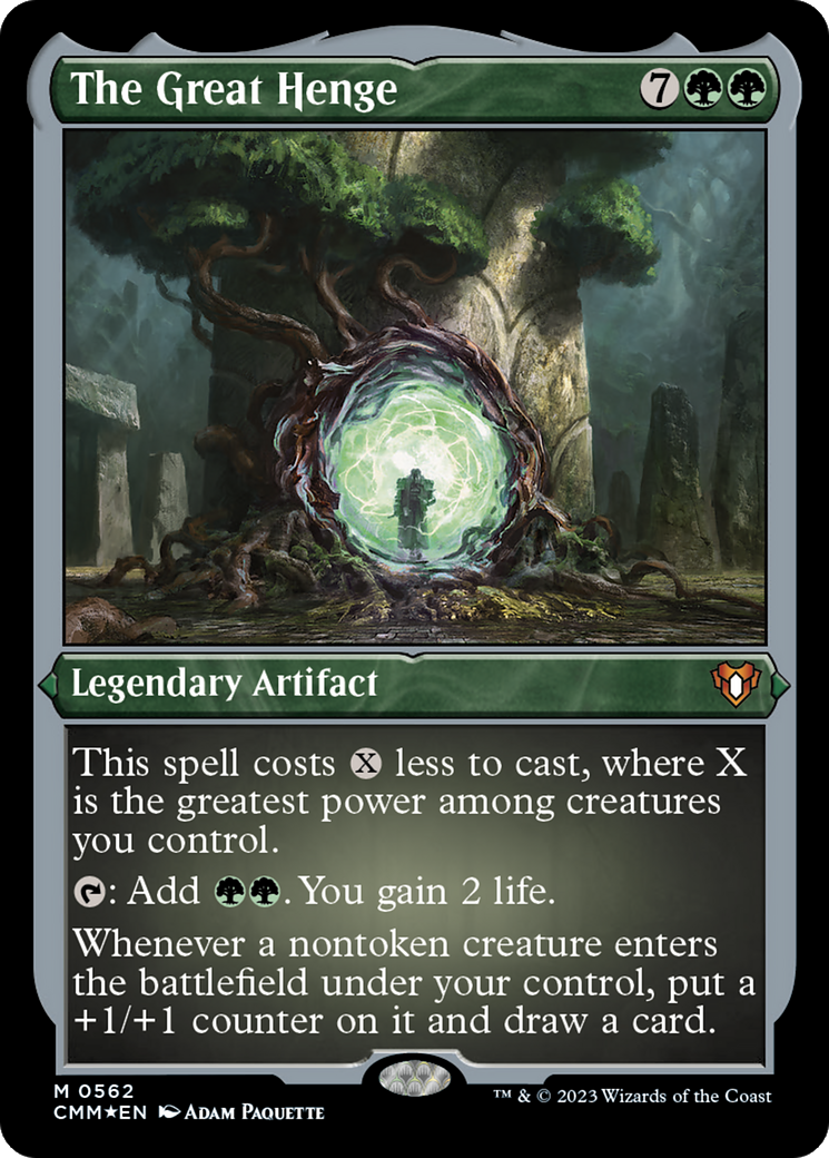 The Great Henge (CMM-562) - Commander Masters Etched Foil-1