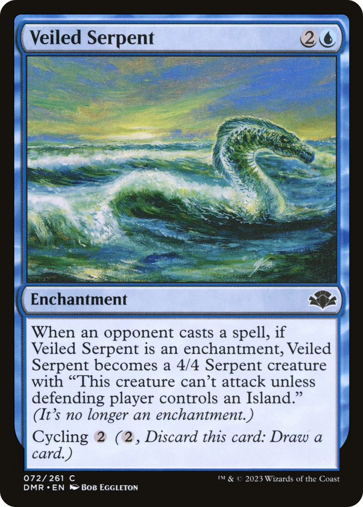 Veiled Serpent (DMR-072) - Dominaria Remastered-1