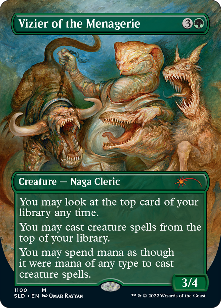 Vizier of the Menagerie (Borderless) (SLD-1100) - Secret Lair Drop (Borderless)-1