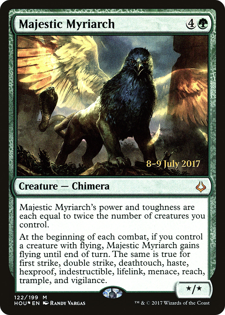 Majestic Myriarch [Hour of Devastation Prerelease Promos]-1