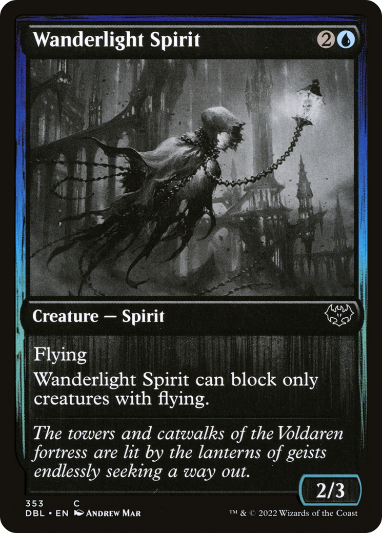 Wanderlight Spirit (DBL-353) - Innistrad: Double Feature Foil-1