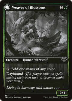 Weaver of Blossoms (DBL-493) - Innistrad: Double Feature: (Double Faced Transform)-1