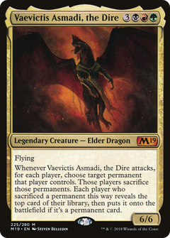 Vaevictis Asmadi, the Dire (M19-225) - Core Set 2019-1