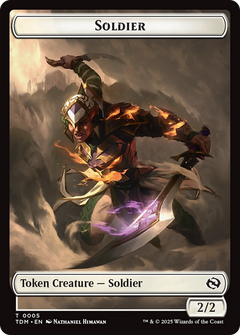 Goblin // Solider (0004) Double-Sided Token [Tarkir: Dragonstorm Commander Tokens]-2
