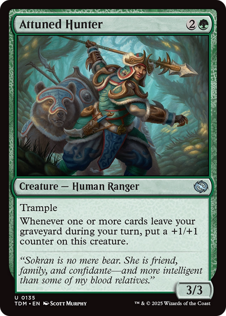 Attuned Hunter [Tarkir: Dragonstorm]-1