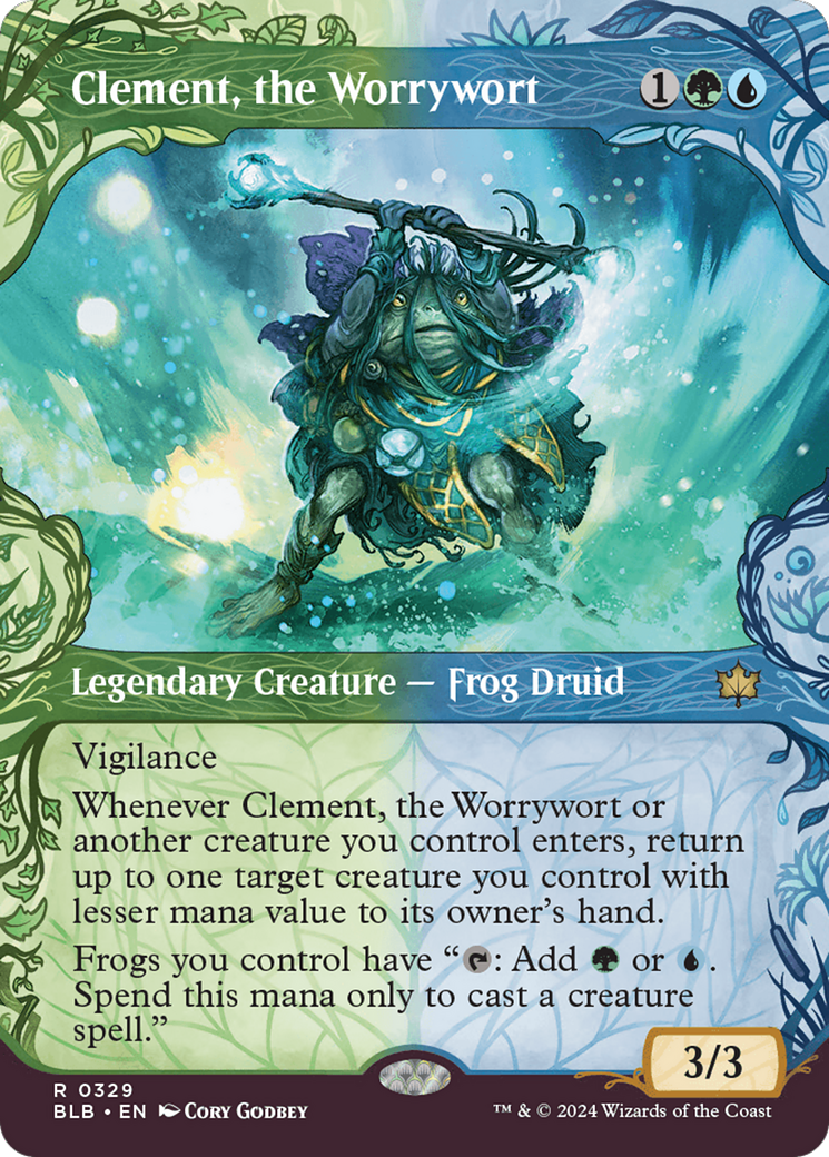 Clement, the Worrywort (Showcase) [Bloomburrow]-1