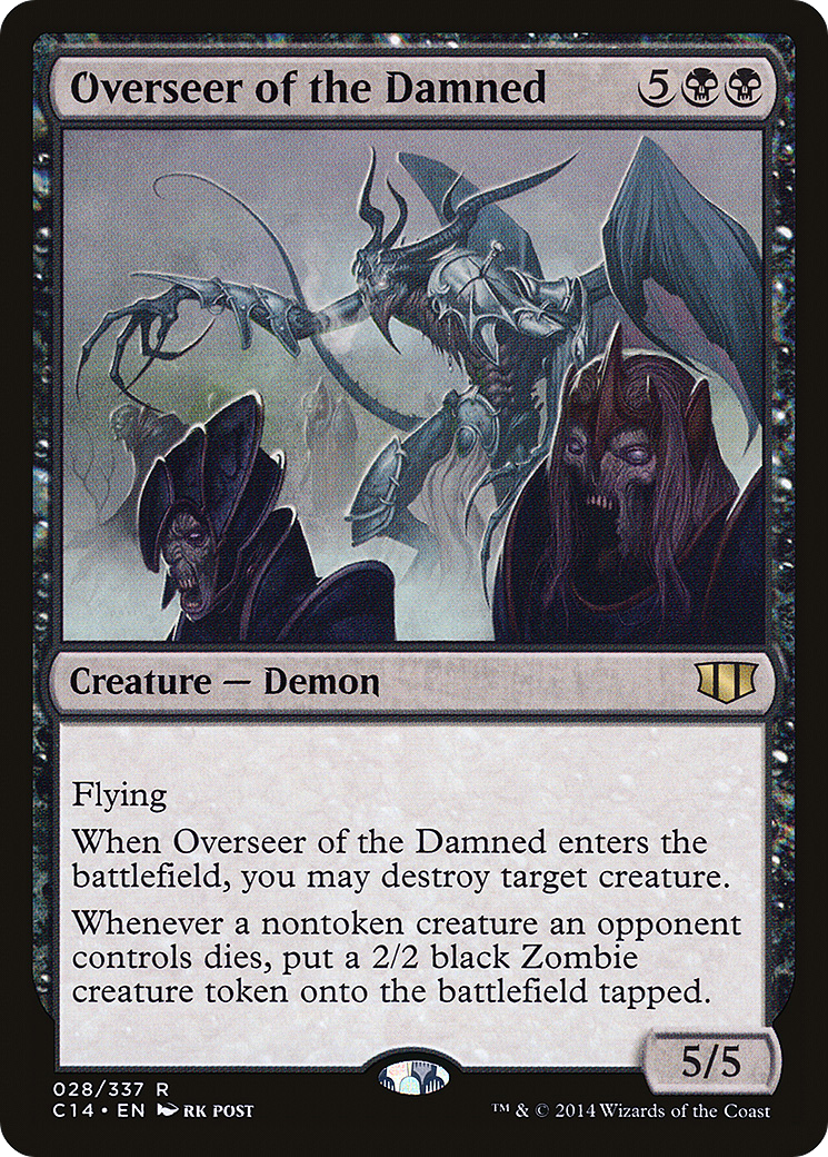 Overseer of the Damned [Commander 2014]-1